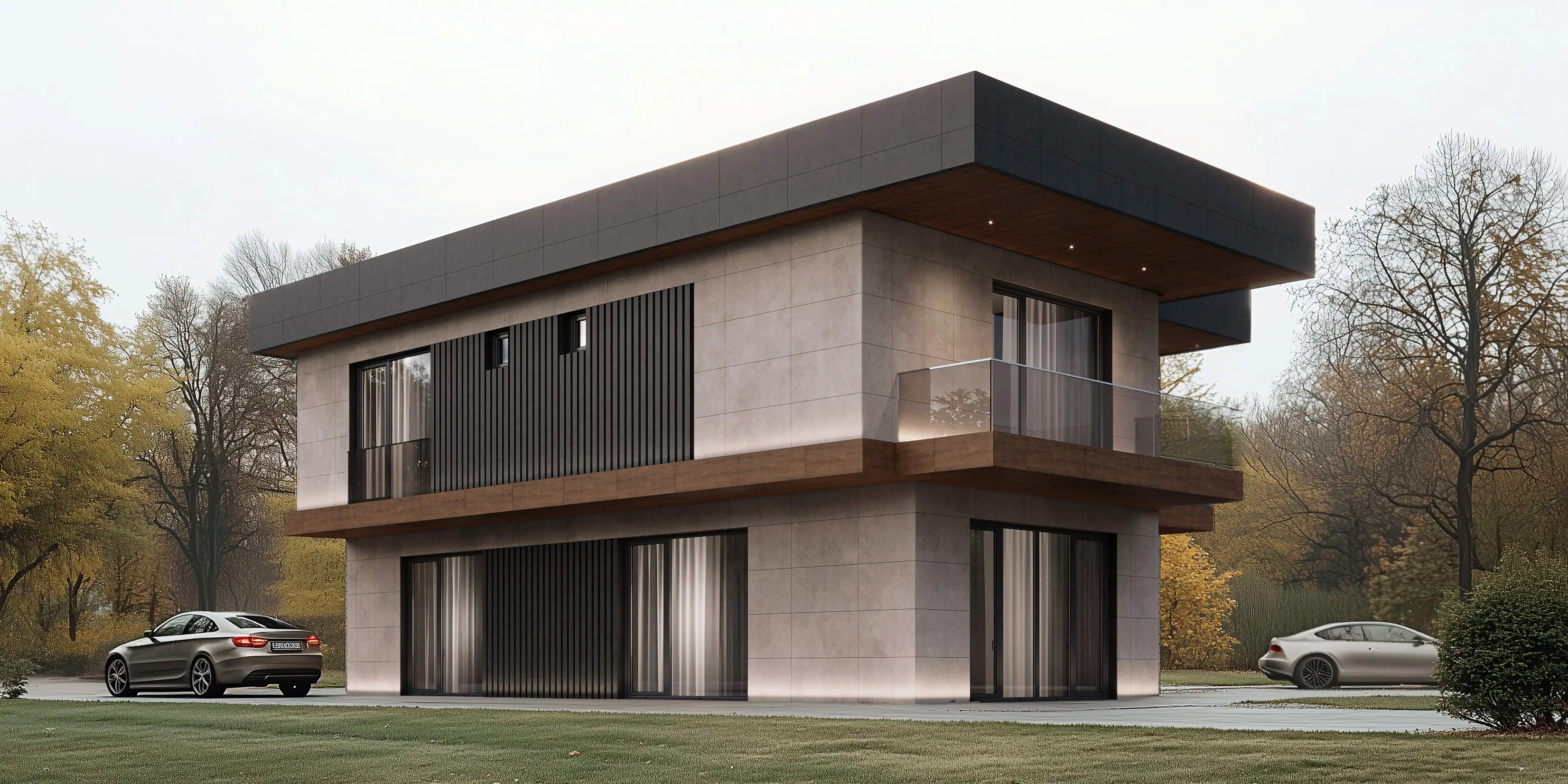 modern_iki_katlı_aile_villa_modern cephe design