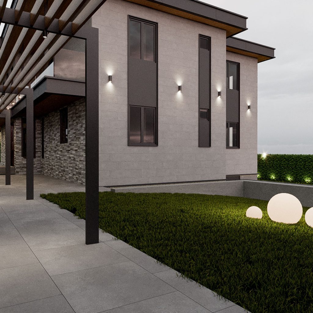 MODERN VILLA FACADE DESIGN 02